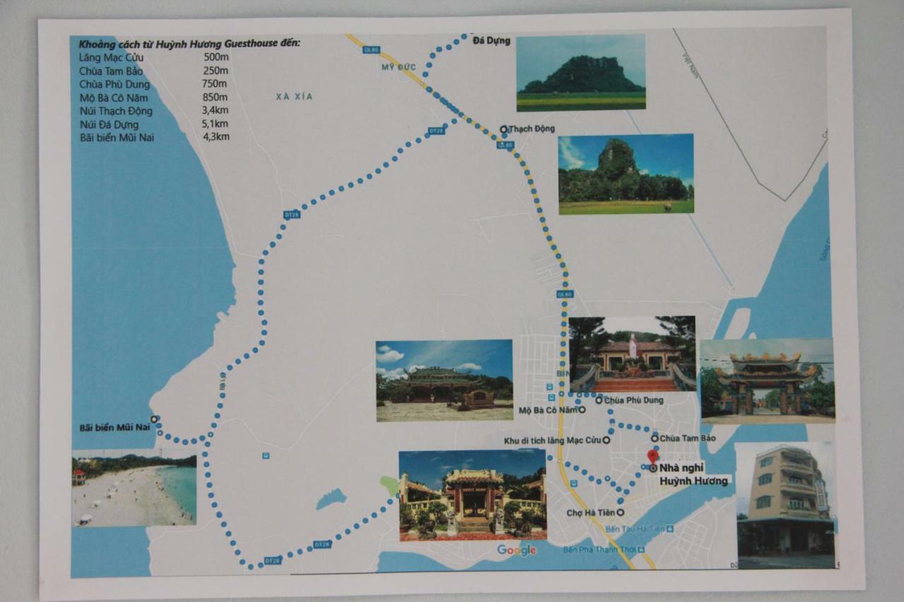 Huynh Huong Guesthouse Ha Tien Bagian luar foto